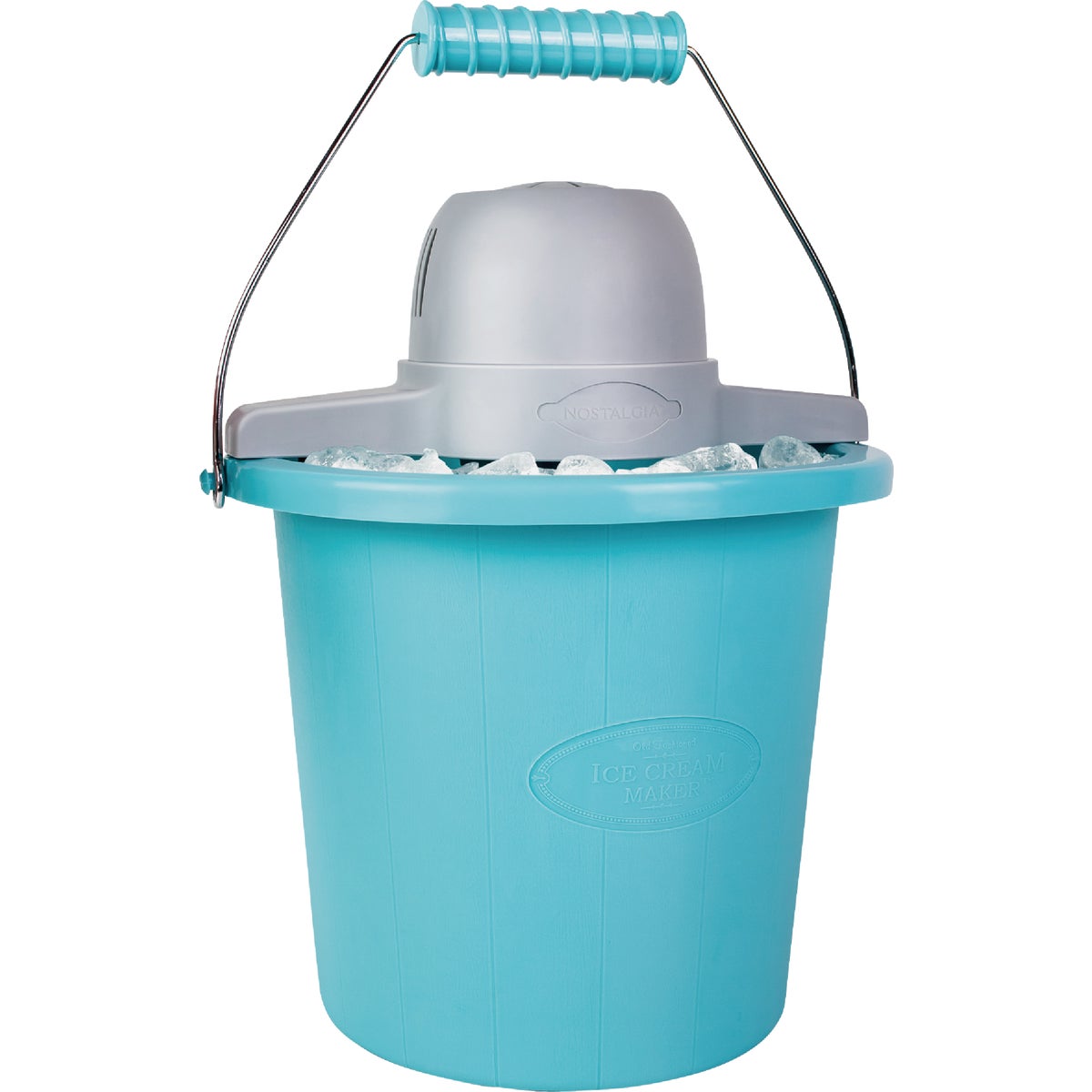 Nostalgia 4-Quart Electric Ice Cream Maker with Easy-Carry Handle Image 4