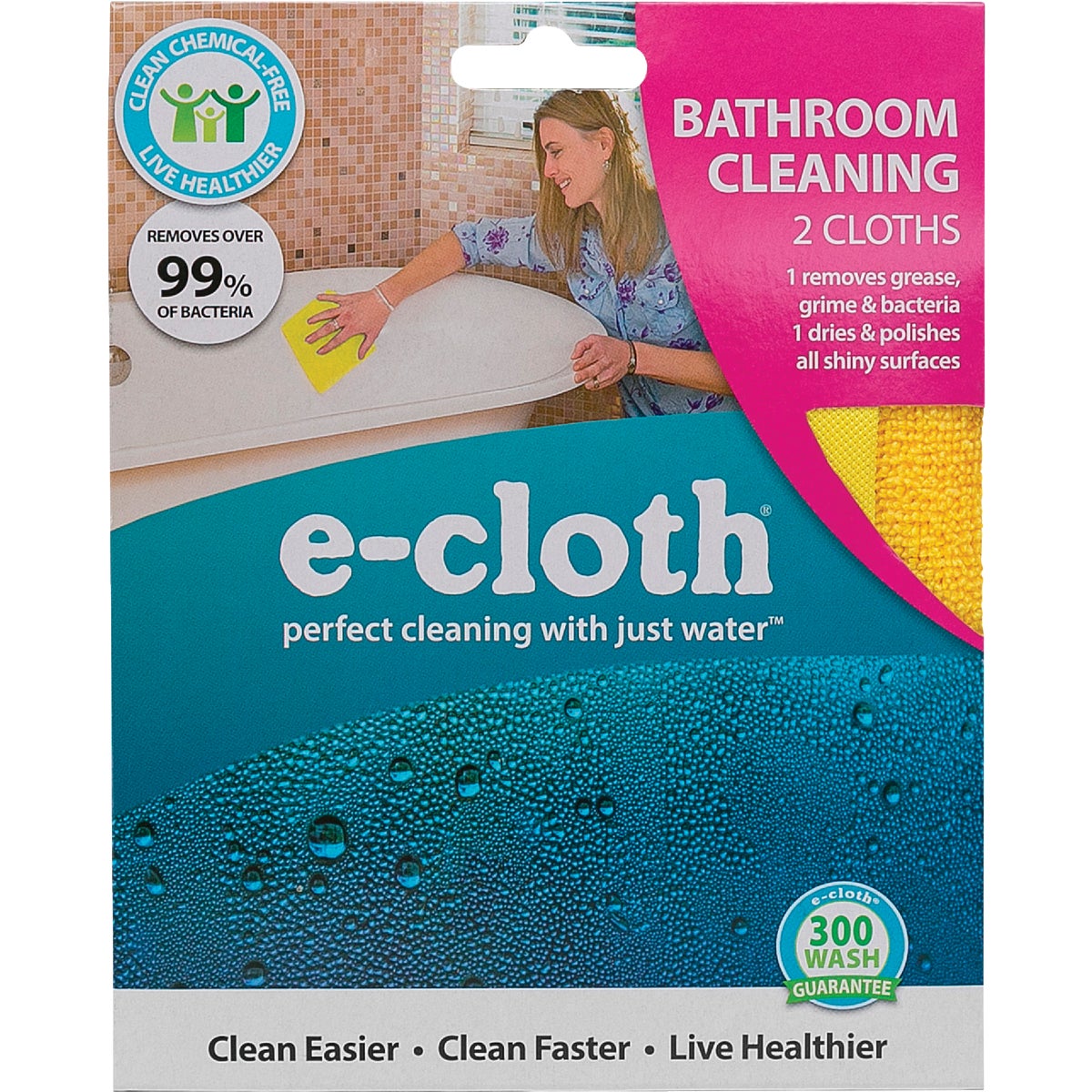 E-Cloth Bathroom Cleaning Cloth (2-Count) Image 2