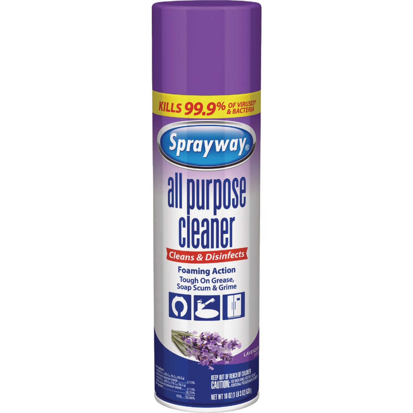 Sprayway 19 Oz. Lavender All Purpose Cleaner Image 1