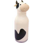 Ad-N-Art 16 Oz. Bestie Animal Insulated Water Bottle, Cow Image 1