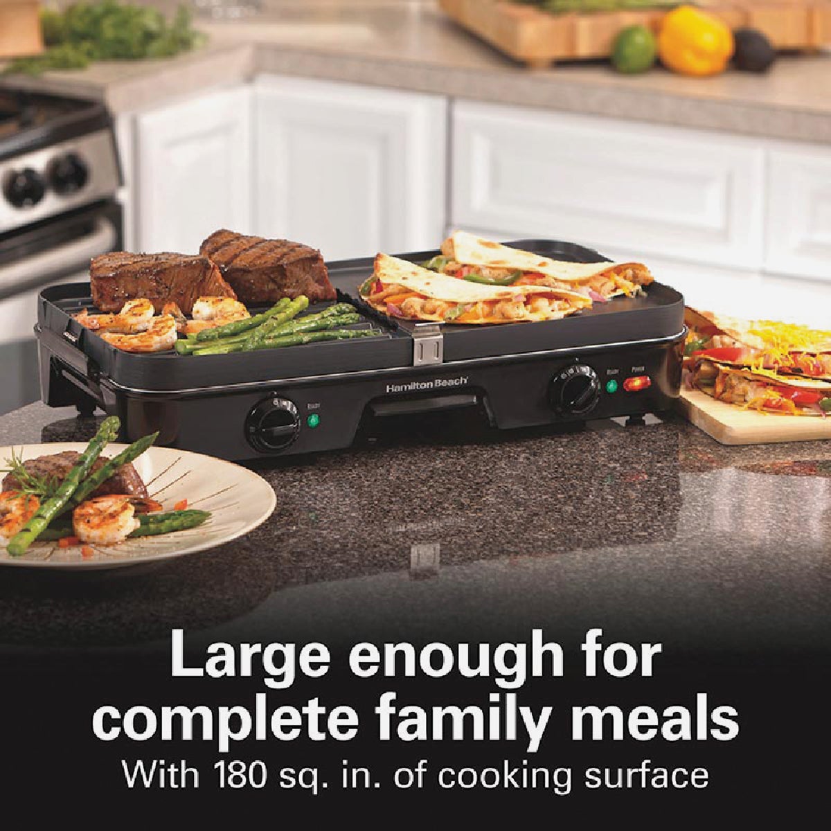 Hamilton Beach 3-In-One Electric Grill/Griddle Image 4