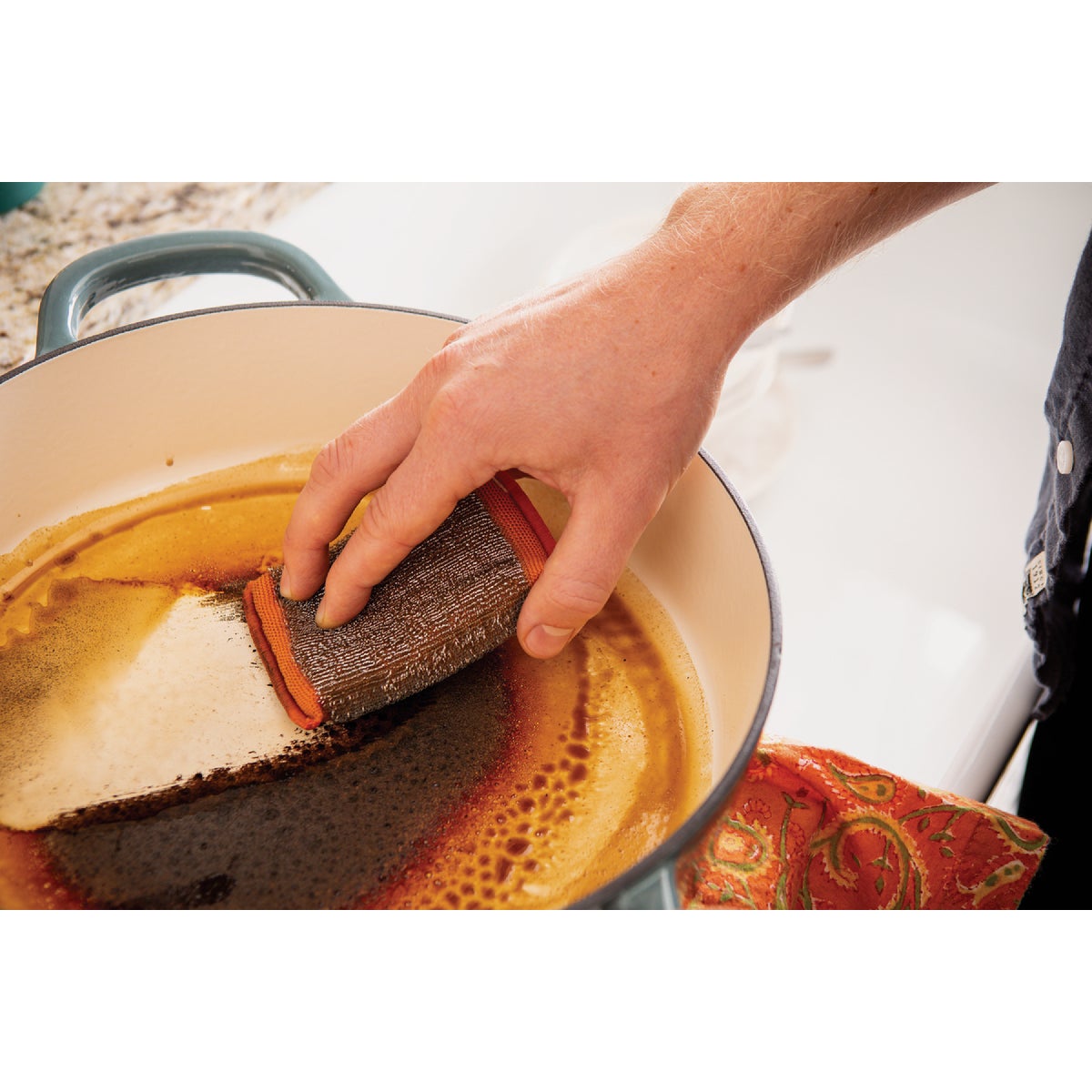 Scrub Daddy Scour Daddy Steel Scouring Pad (2-Pack) Image 3