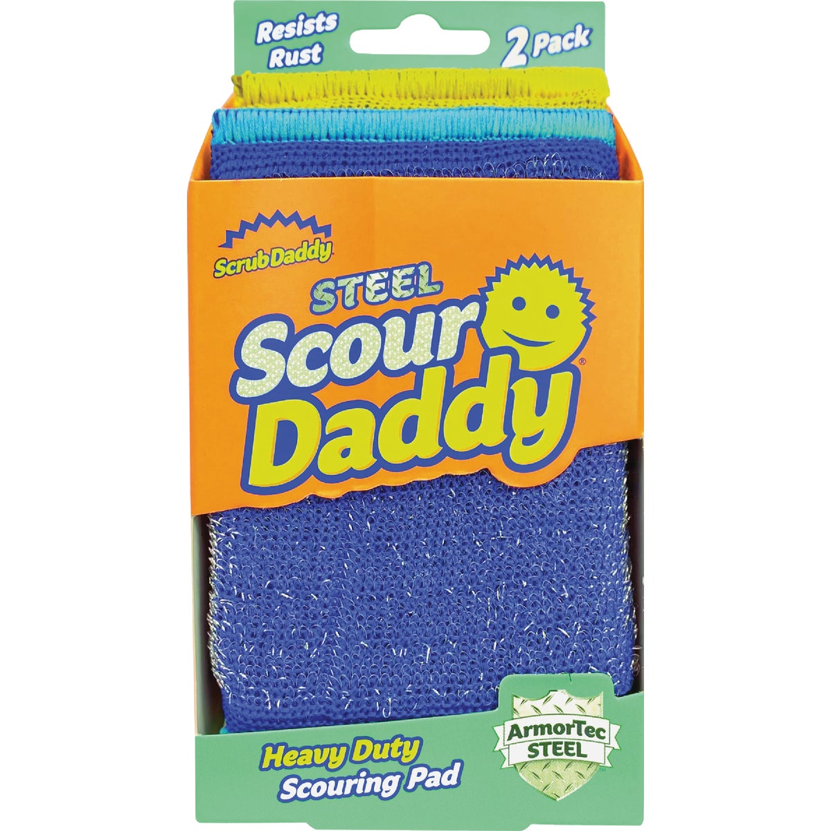 Scrub Daddy Scour Daddy Steel Scouring Pad (2-Pack) Image 1