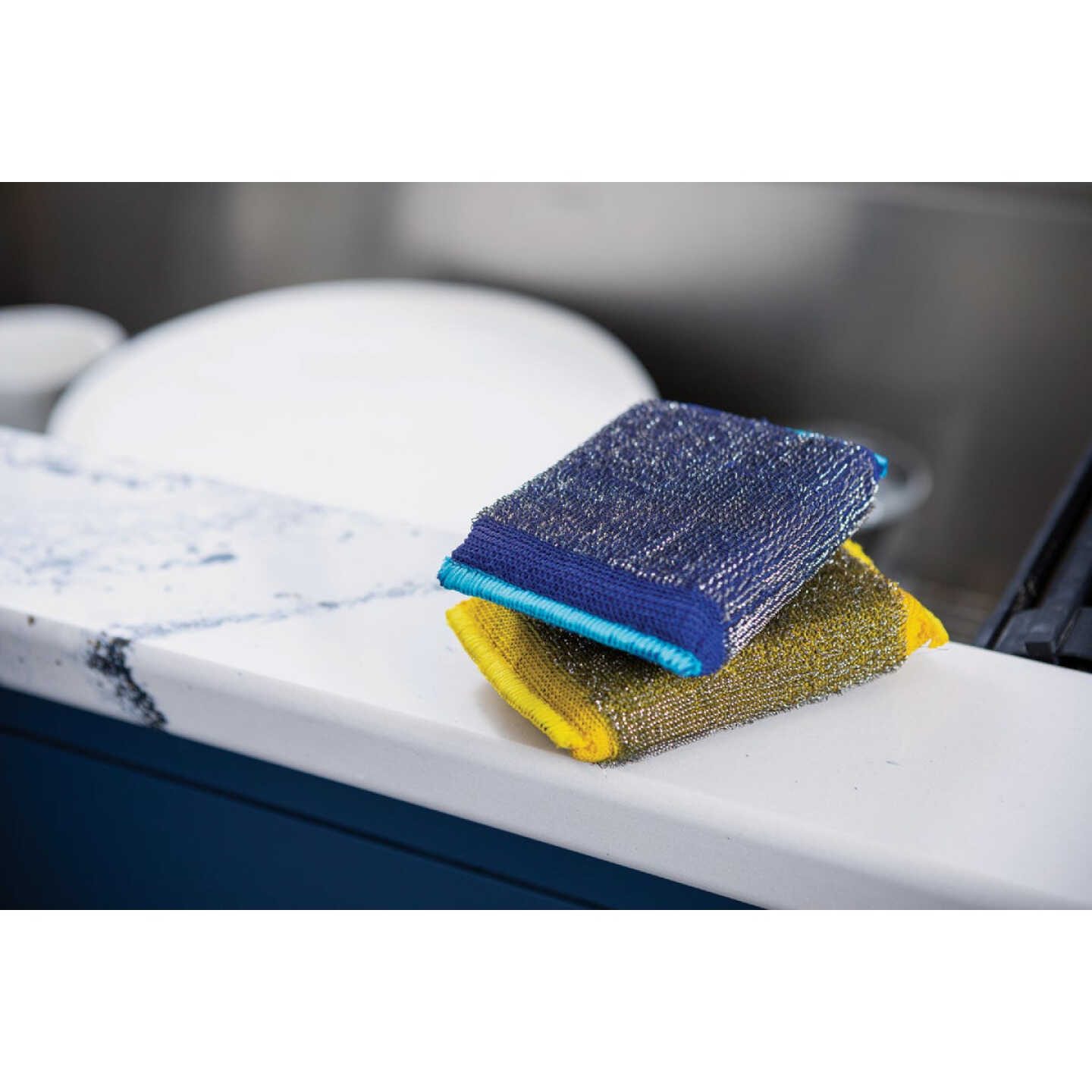 Scrub Daddy Scour Daddy Steel Scouring Pad (2-Pack) Image 2