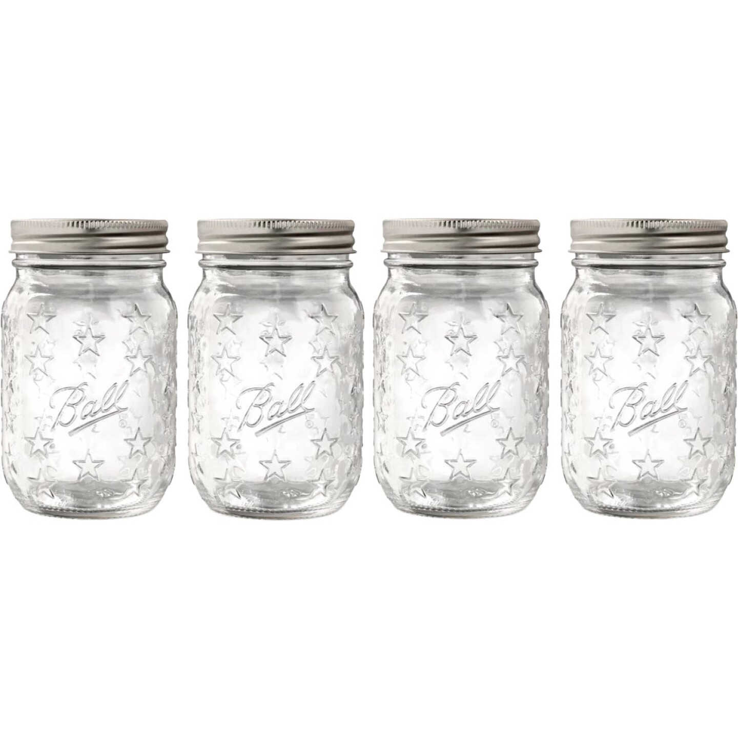 Ball 16 Oz. Limited Edition Americana Regular Mouth Pint Mason Jar (4-Pack) Image 1