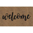 Americo Home 18 In. x 30 In. Welcome Home Koko Faux Coir Entrance Mat Image 1