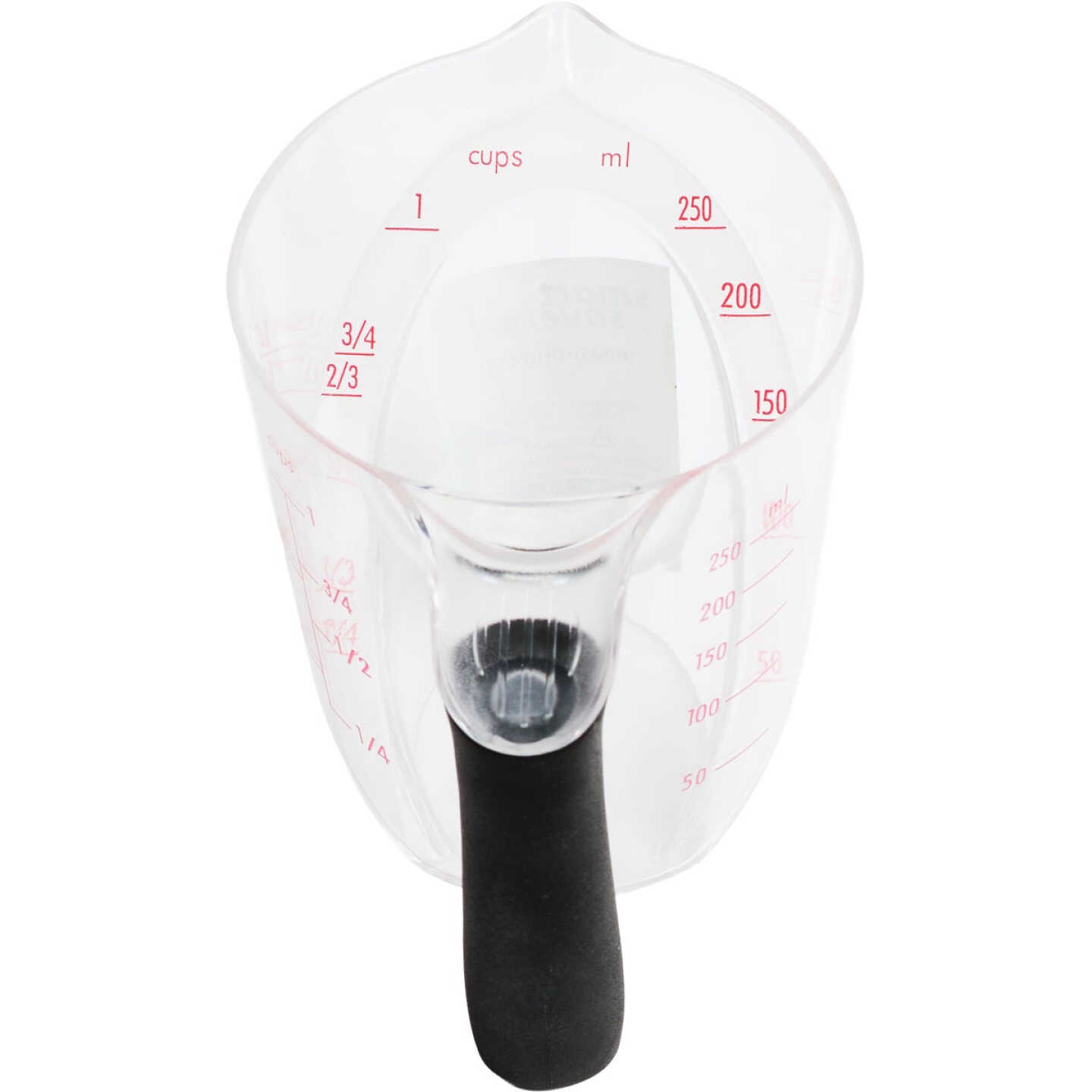 Smart Savers 1 Cup Clear Plastic Measuring Cup Image 2