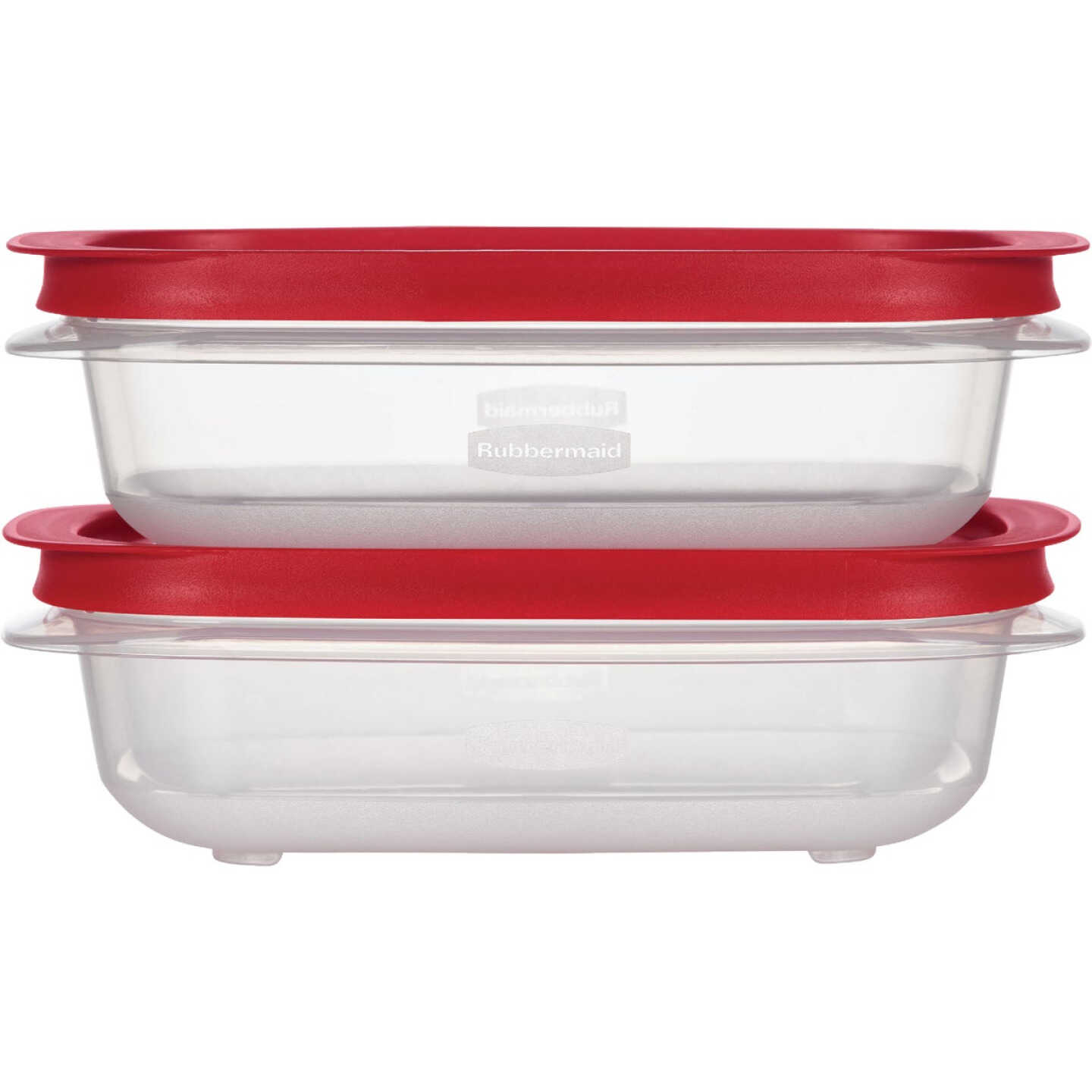 Rubbermaid 3.57-Cup EasyStore Rectangular Food Storage Container with Lid (2 Pack) Image 2