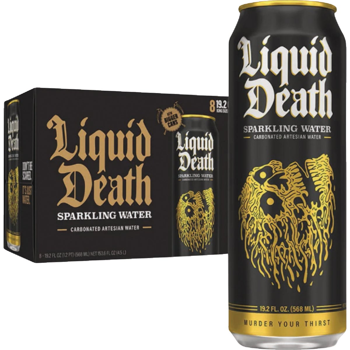 Liquid Death 19.2 Oz. 100% Sparkling Mountain Water Image 4