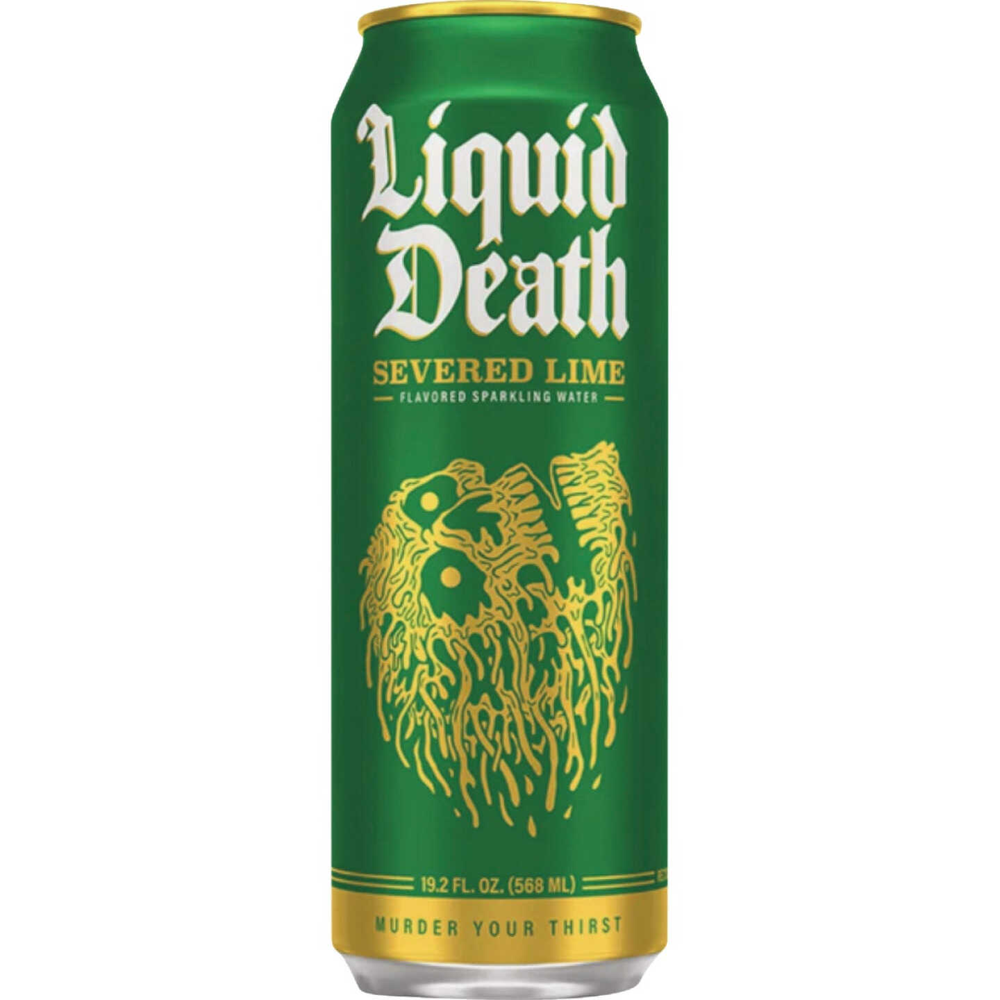 Liquid Death 19.2 Oz. Severed Lime 100% Sparkling Mountain Water Image 1