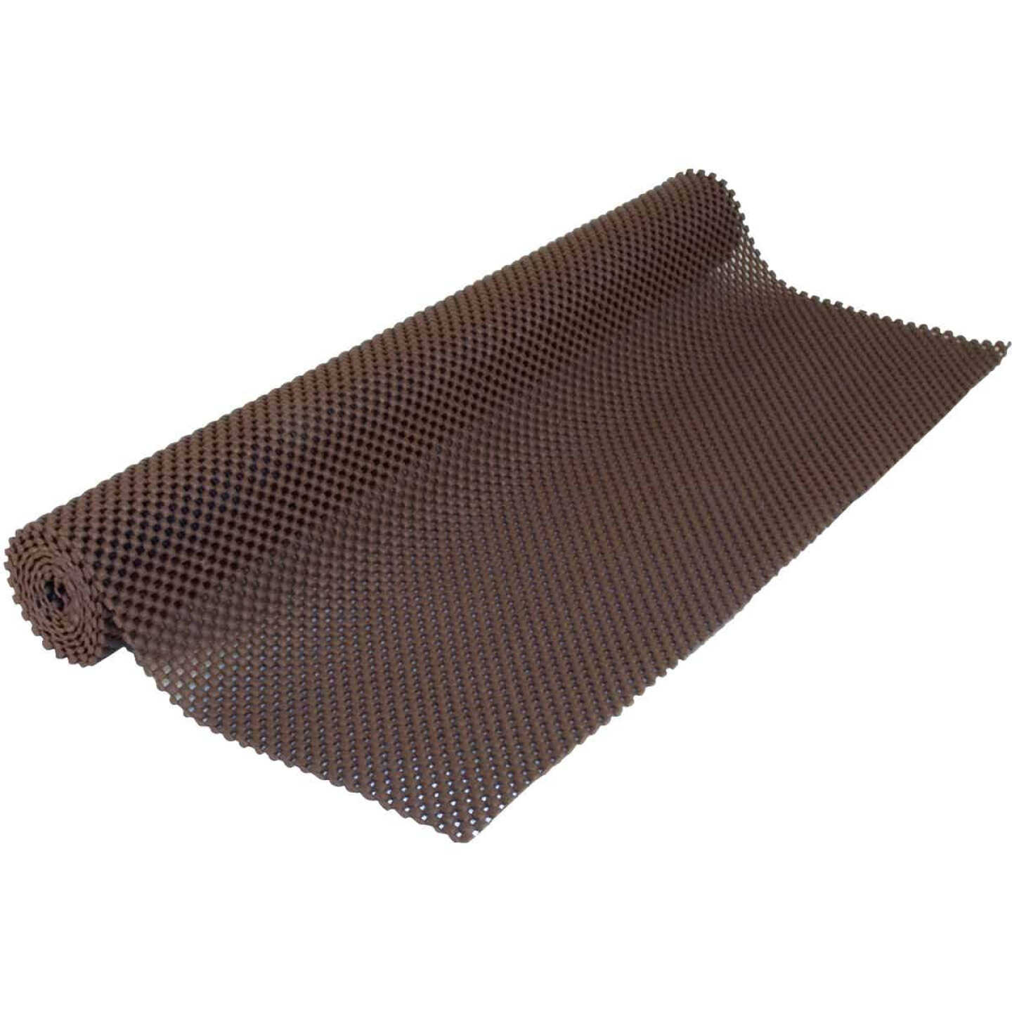 Con-Tact 12 In. x 4 Ft. Chocolate Grip Premium Non-Adhesive Shelf Liner Image 1
