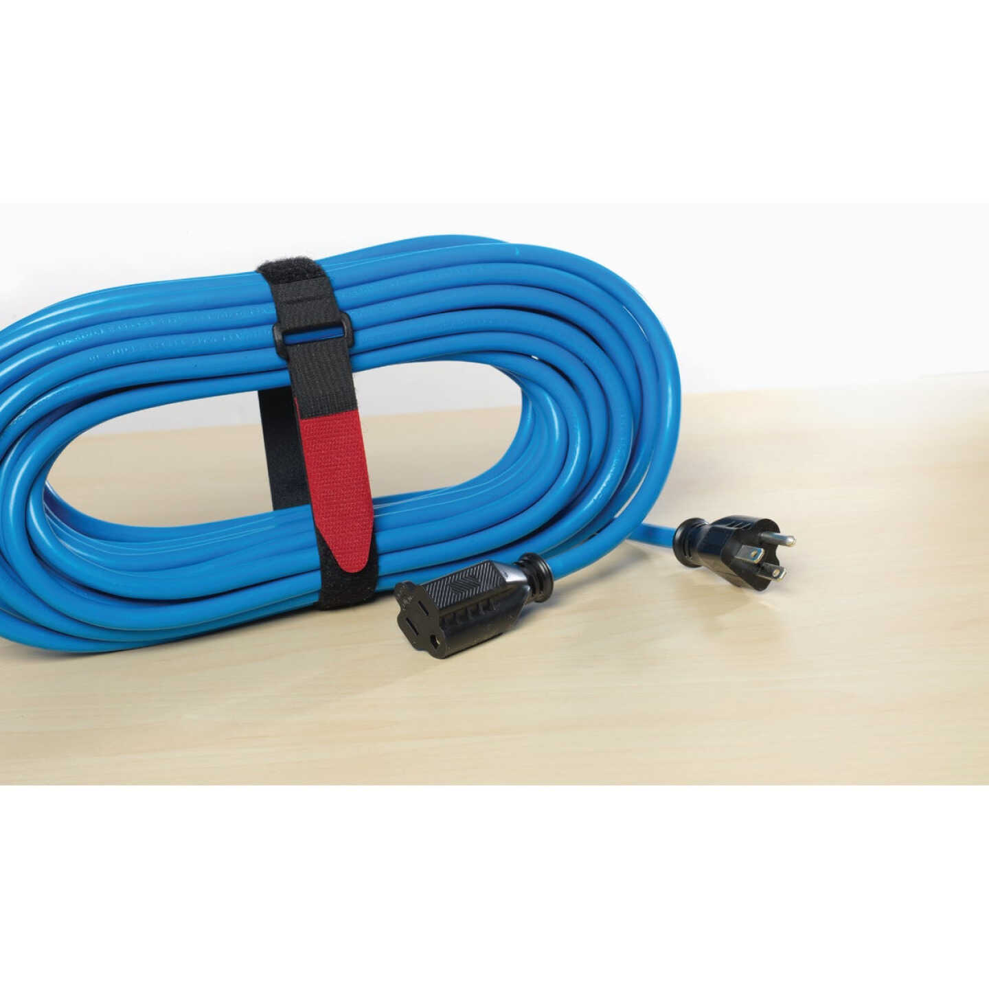 VELCRO Brand 1 In. x 18 In. Black All-Purpose Hook & Loop Strap (2 Ct.) Image 2