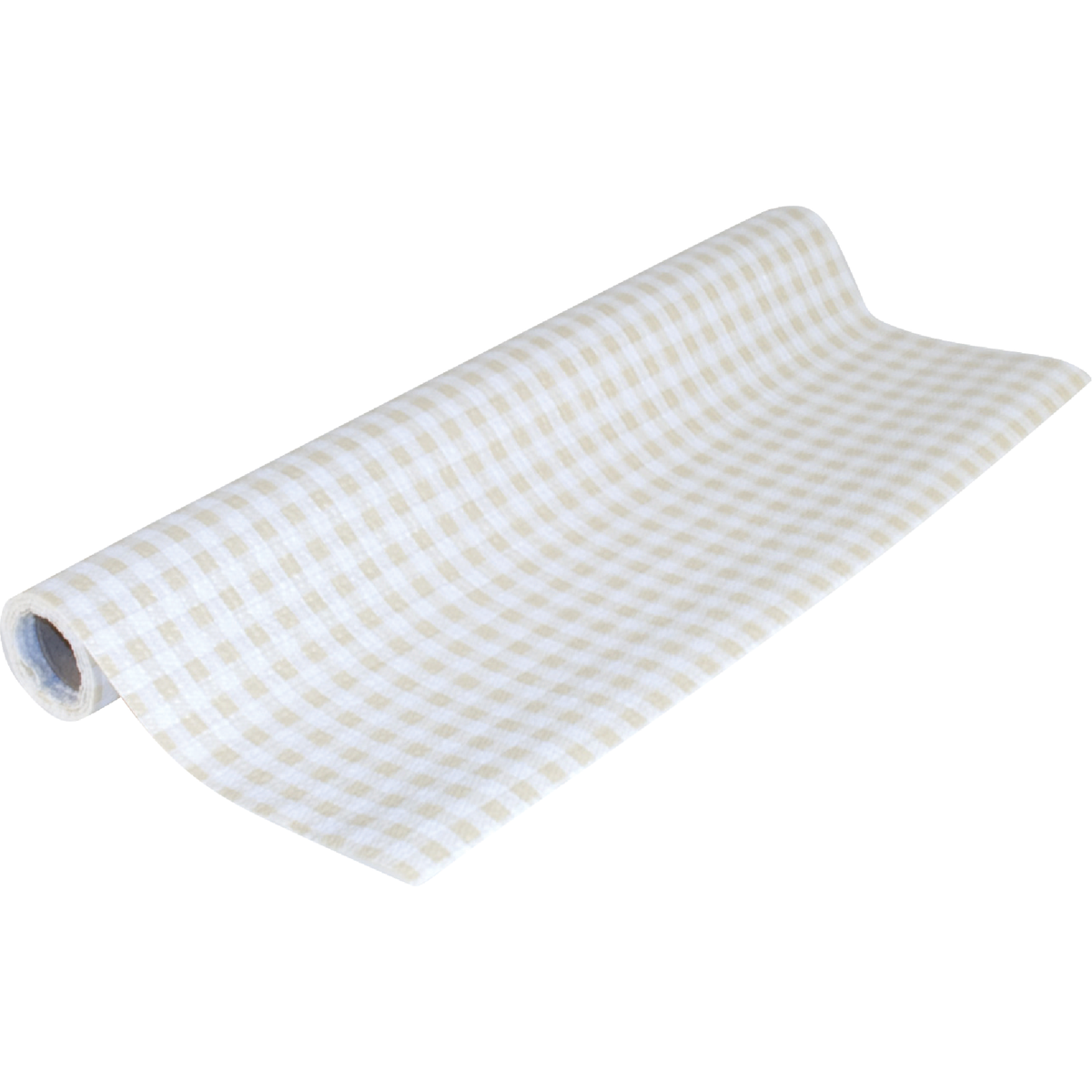 Con-Tact Grip Print 18 In. x 4 Ft. Khaki Non-Adhesive Shelf Liner Image 1