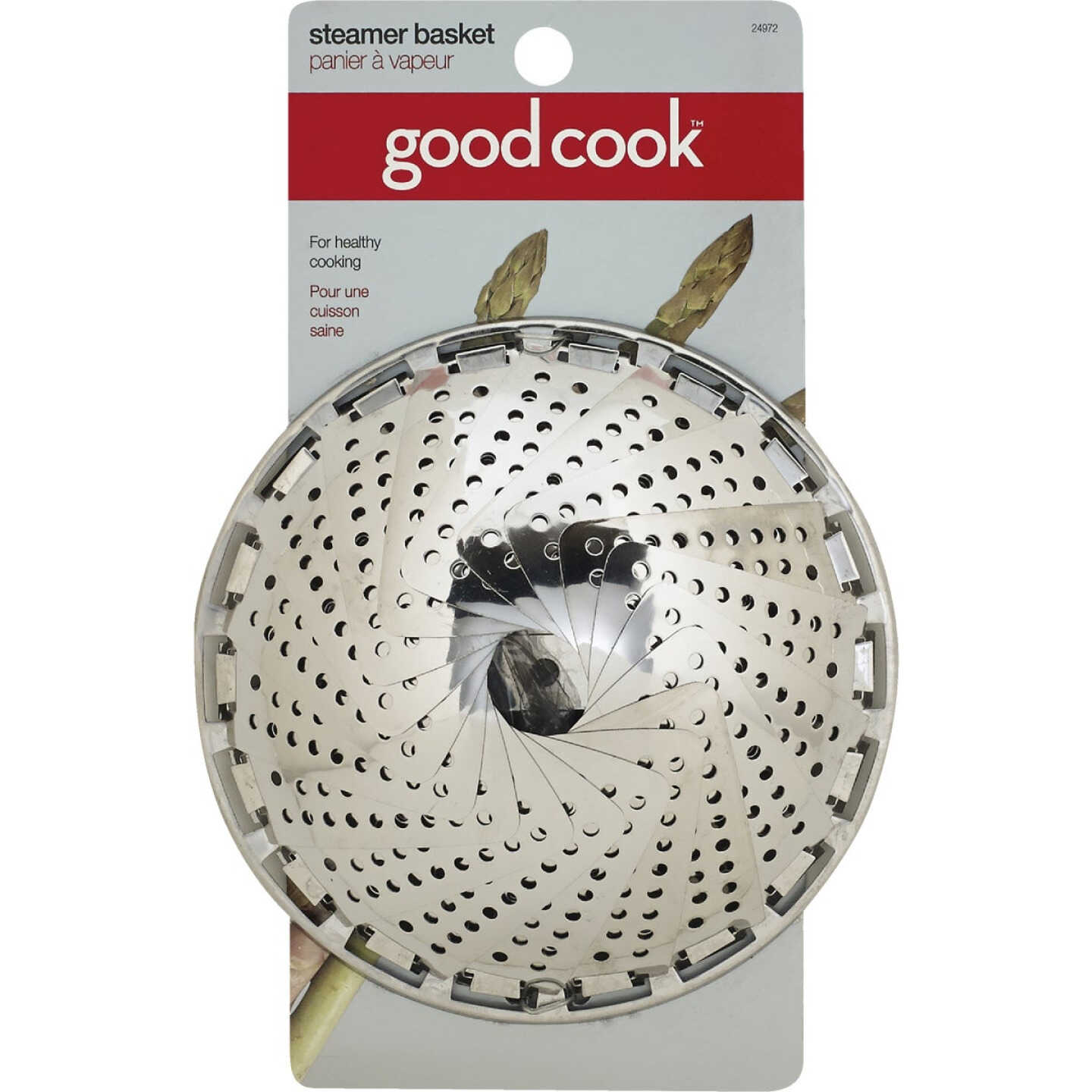 Goodcook Stainless Steel Steamer Basket Image 1