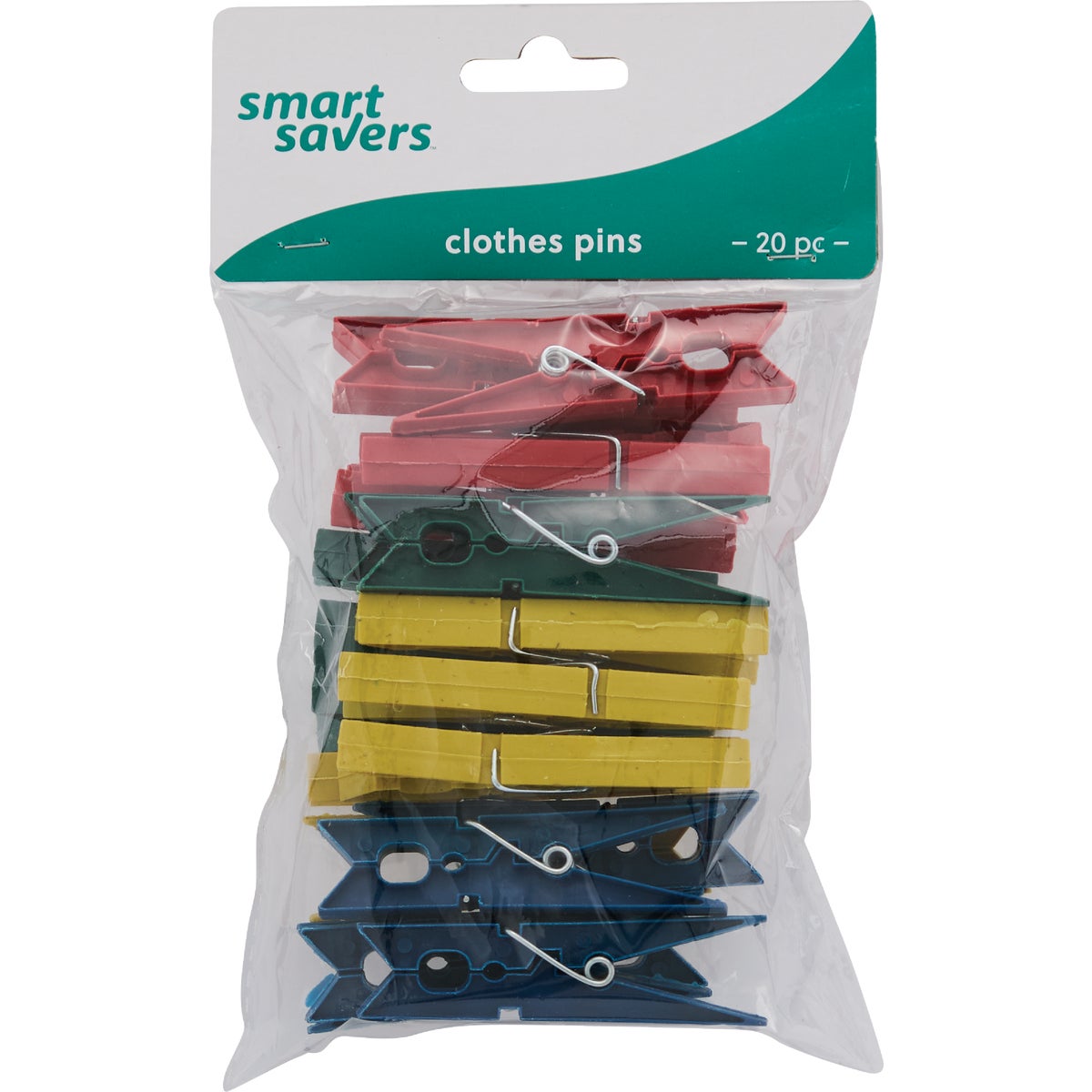 Smart Savers Spring Poly Clothespins (20-Pack) Image 1