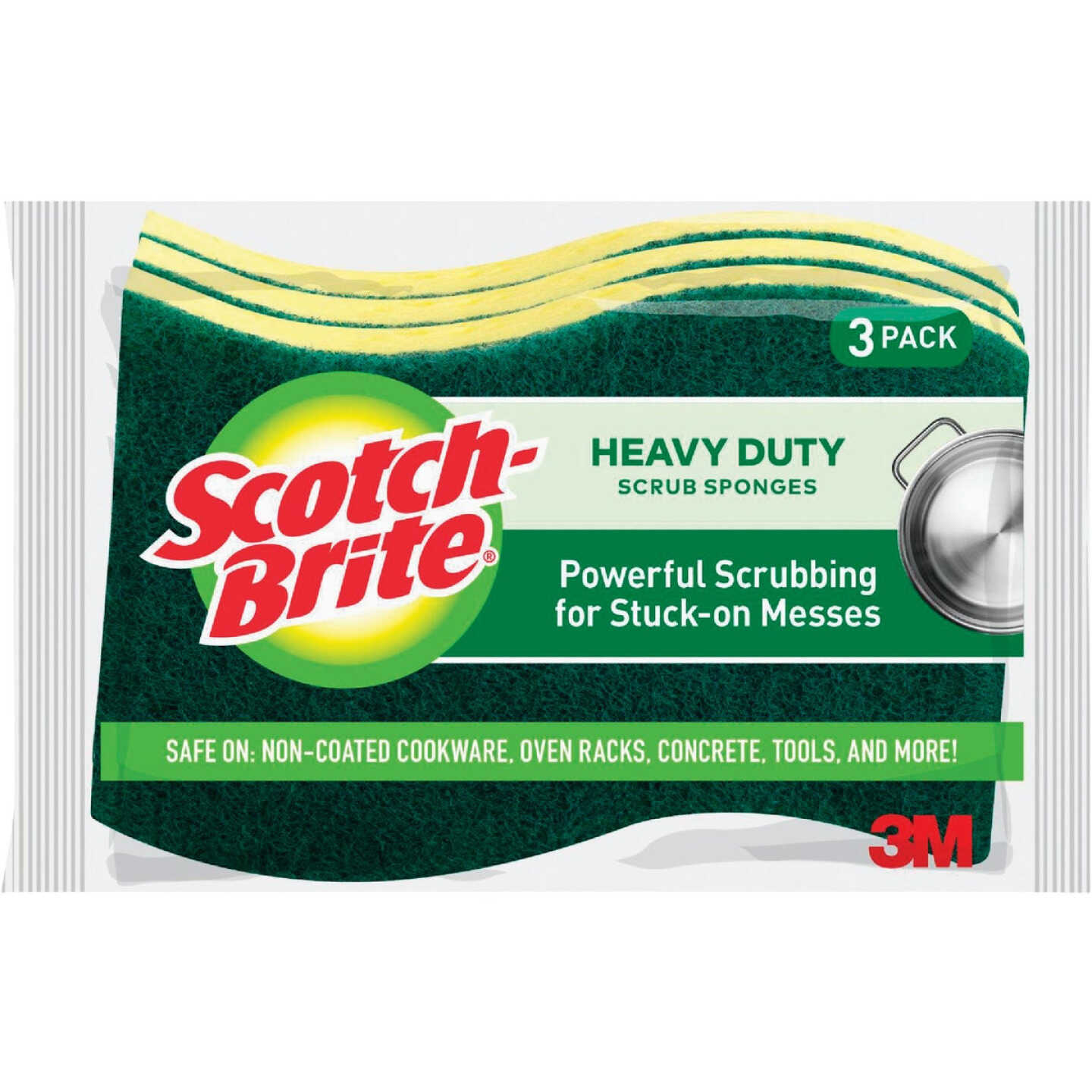Scotch-Brite Heavy Duty Scrub Sponge (3-Pack) Image 1