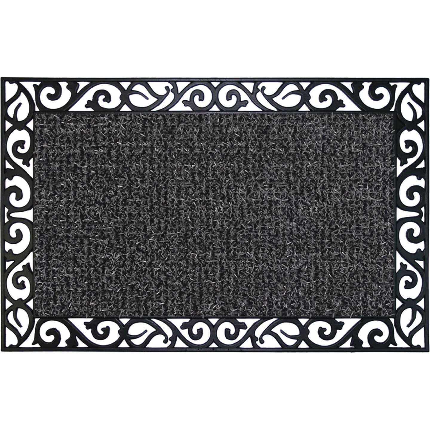 GrassWorx Clean Machine Premium Flint 18 In. x 30 In. AstroTurf Door Mat Image 1