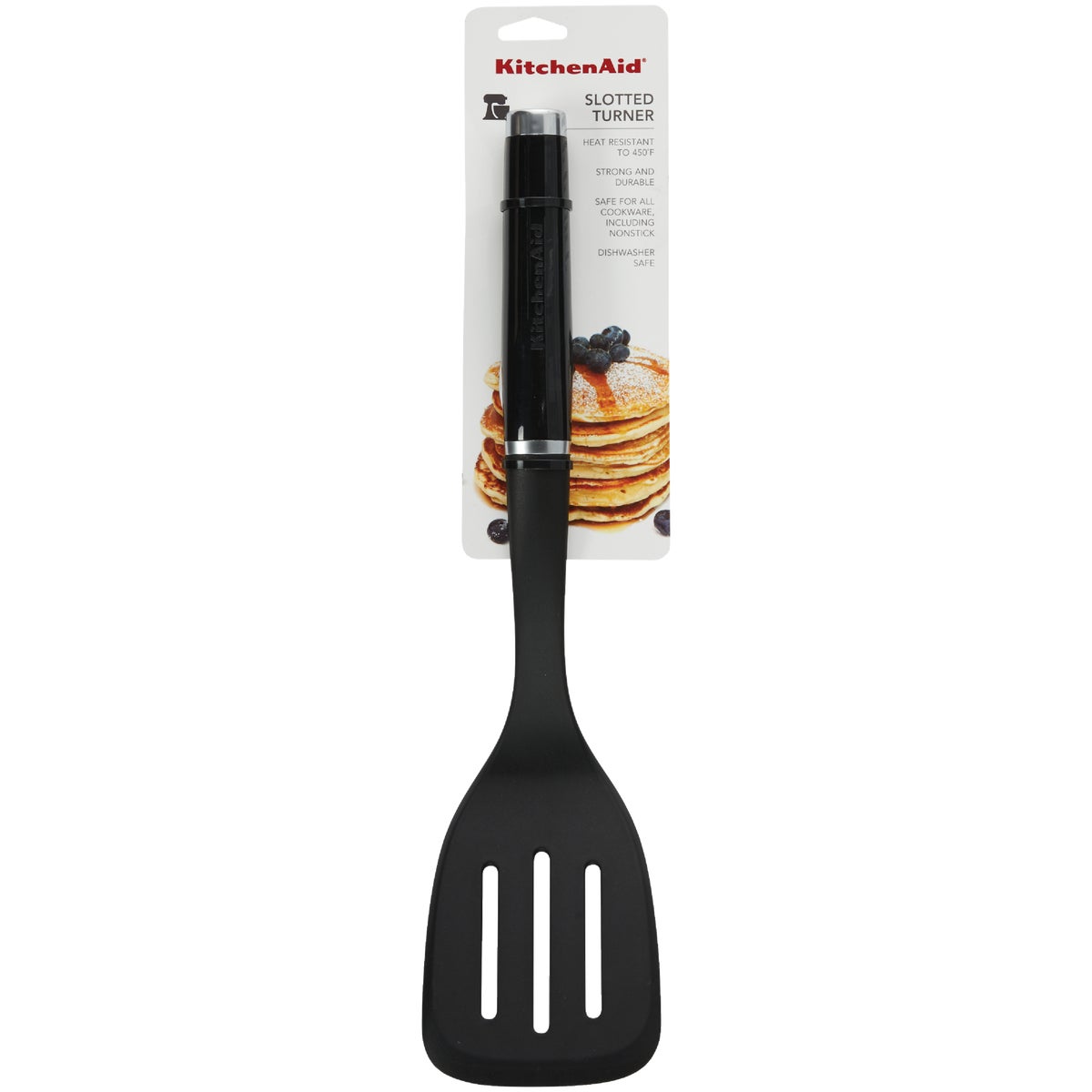 KitchenAid 13 In. Black Nylon Slotted Turner Image 2