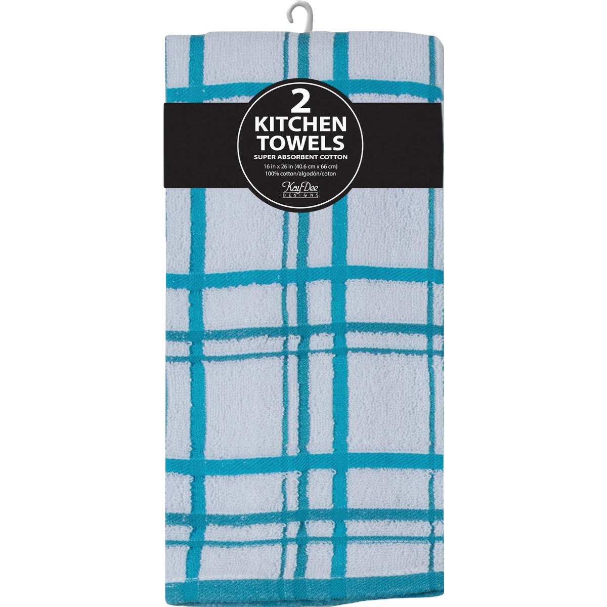 Kay Dee Designs Peacock Terry Kitchen Towel (2-Pack) Image 2