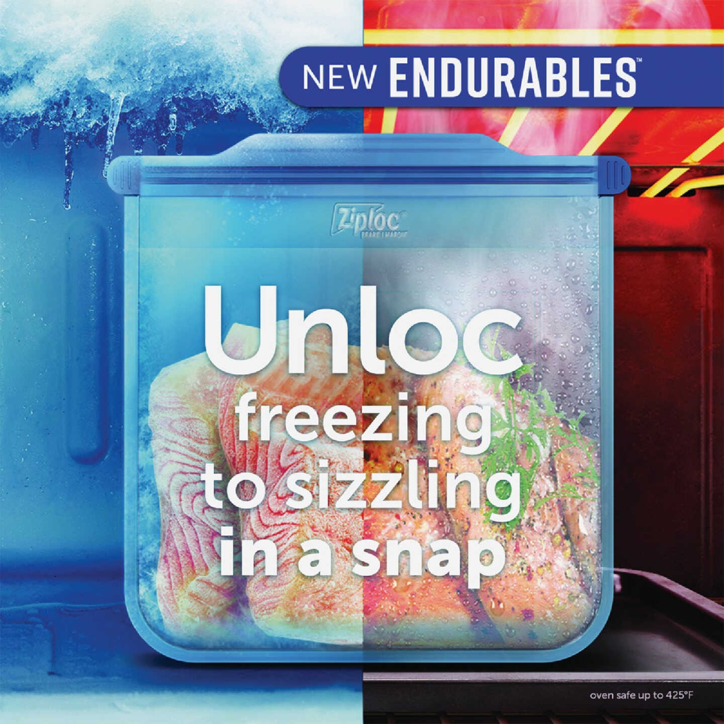 Ziploc Endurables 2-Cup Medium Pouch Food Storage Image 5