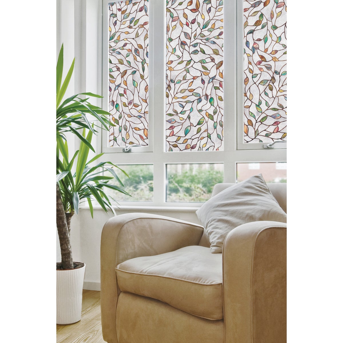 Artscape New Leaf 24 In. x 36 In. Window Film Image 2