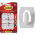 Command Mini Hooks Value Pack, White, 18 Hooks, 24 Strips Image 1