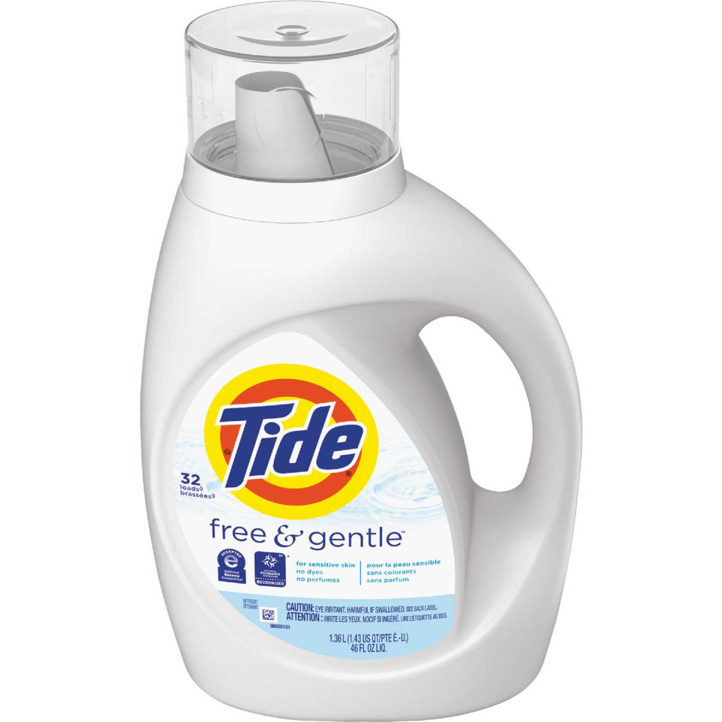 Tide 42 Oz. 32 Load Free & Gentle Liquid Laundry Detergent Image 2