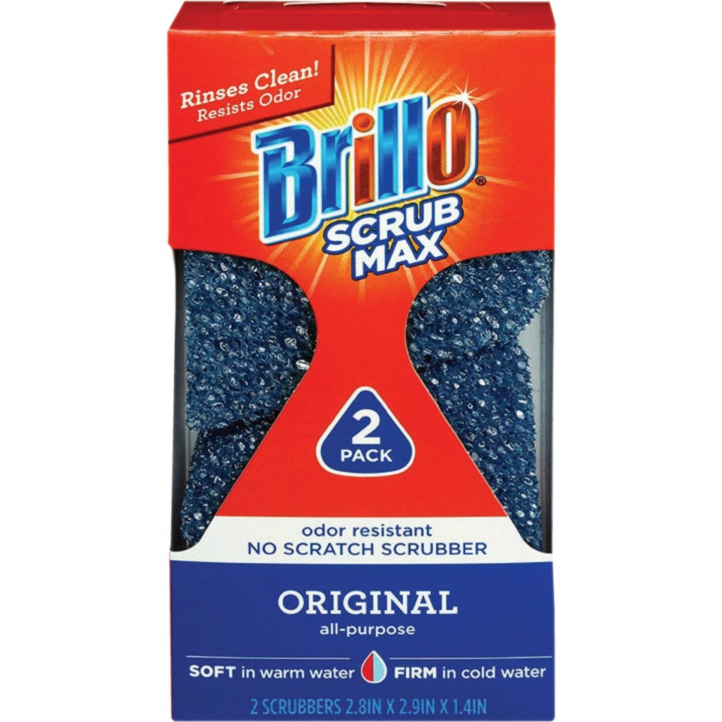 Brillo Scrub Max Original No-Scratch Scrubber (2-Count) Image 1