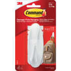 Command Large Designer Hook, White, 1 Hook, 2 Strips Image 2