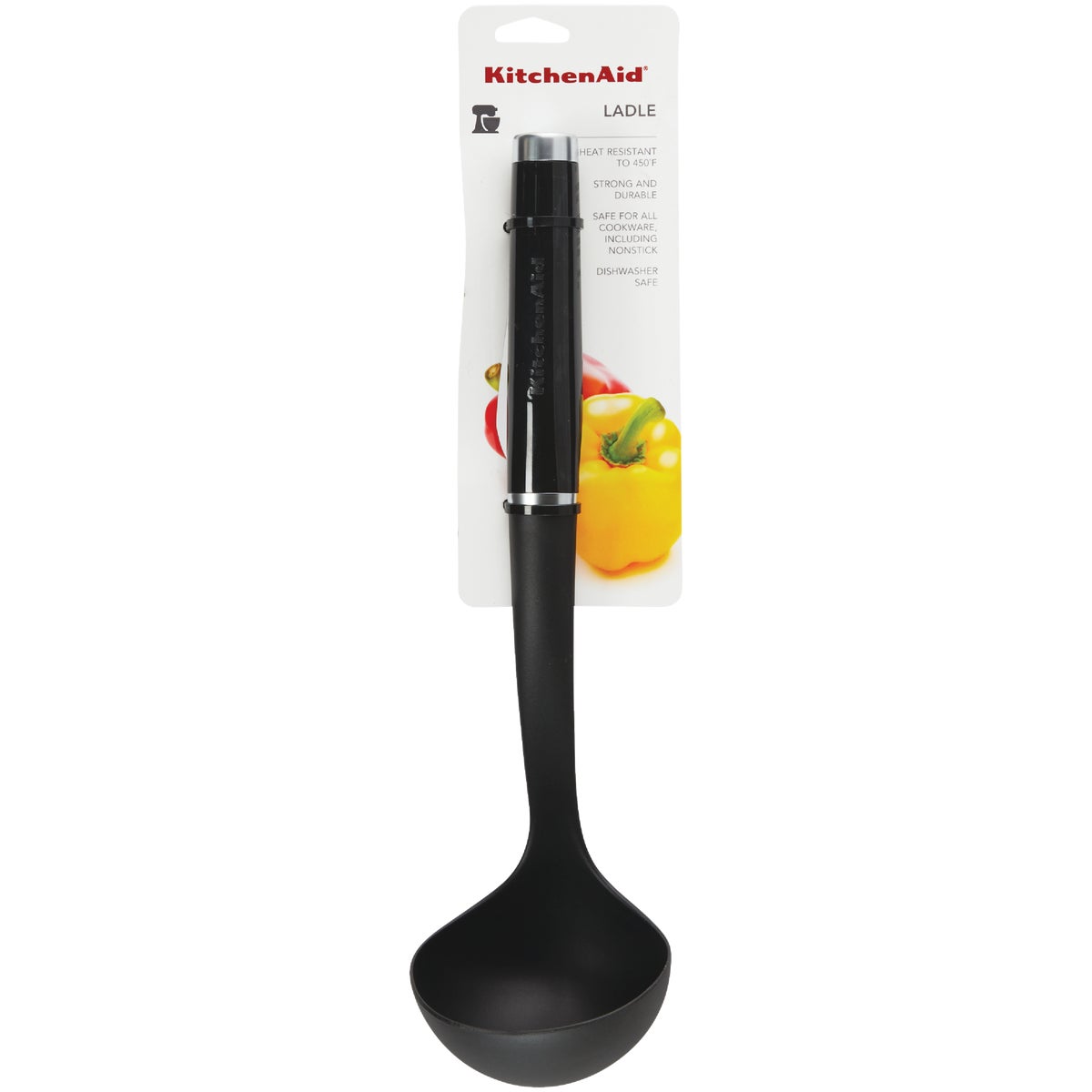 KitchenAid 12 In. Black Nylon Ladle Image 2