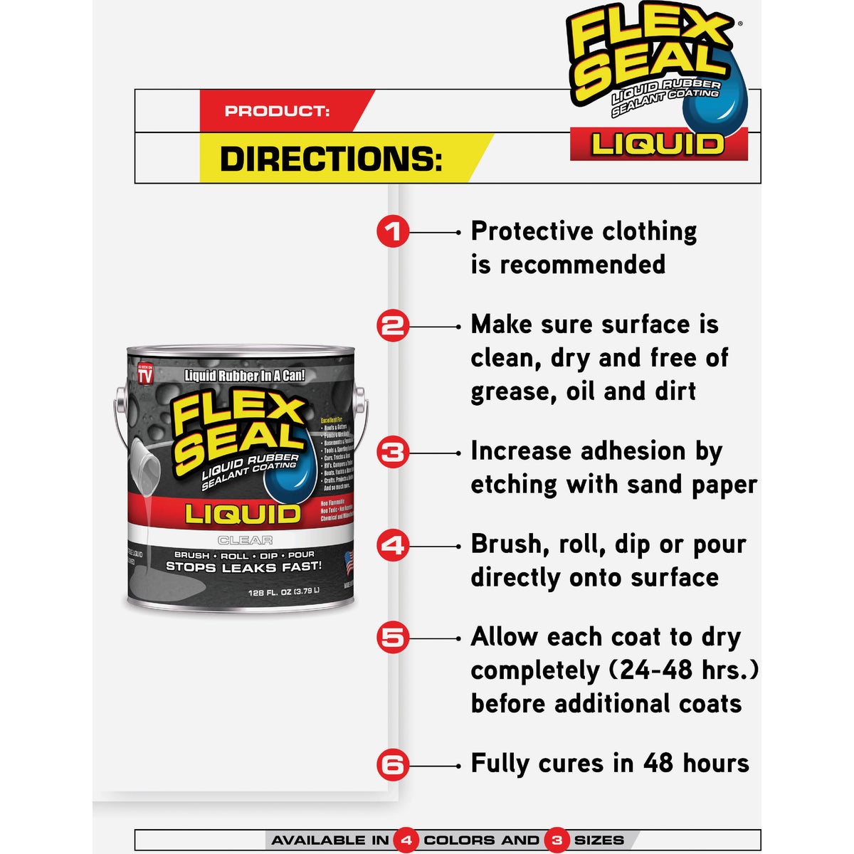 FLEX SEAL 1 Pt. Liquid Rubber Sealant, Gray Image 7