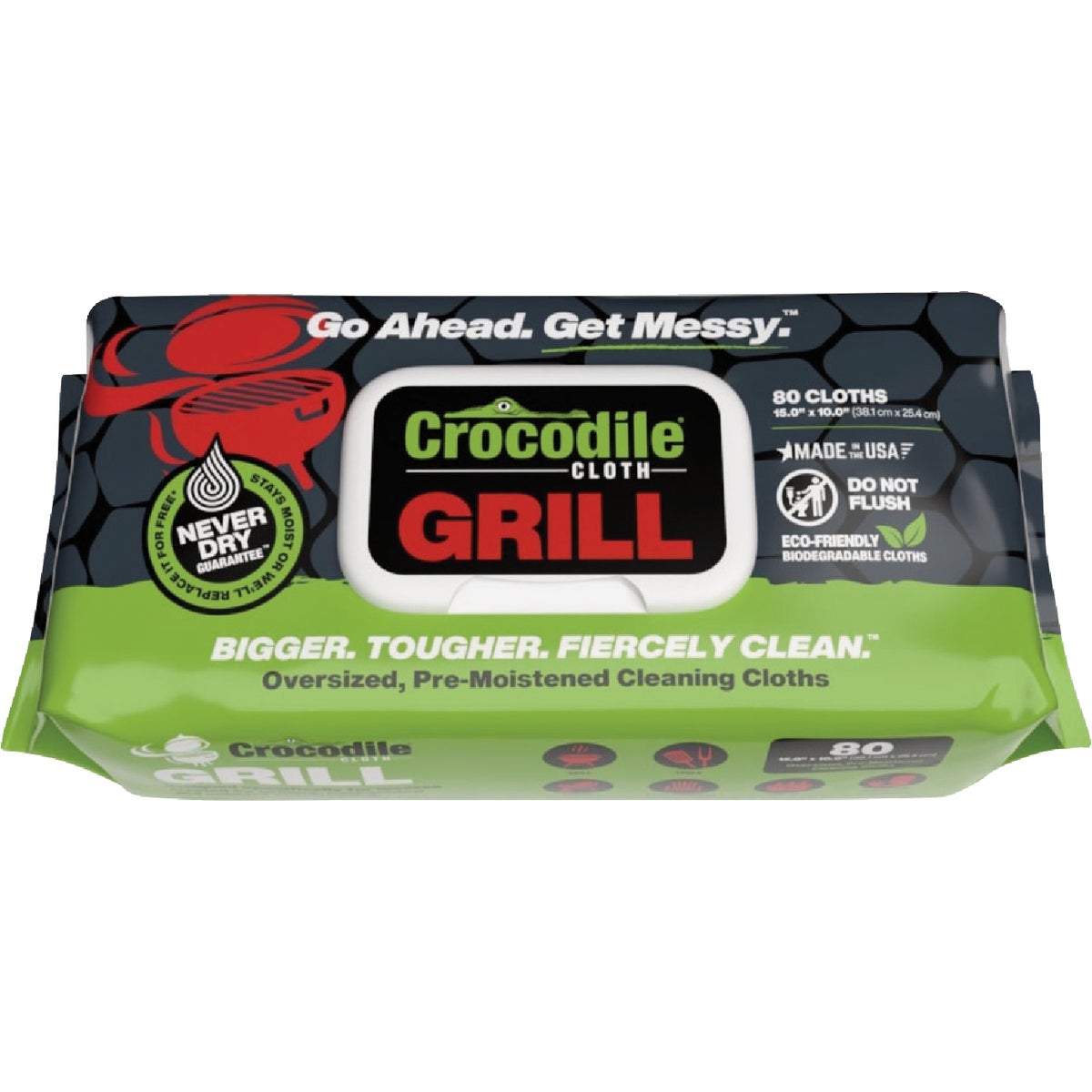 Crocodile Cloth Grill Cleaning Wipe (80-Count) Image 1