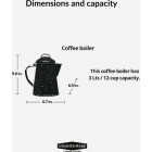 GraniteWare 12 Cup Black Coffee Boiler Image 2