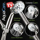 AquaCare Chrome 8-Setting Handheld Shower Head Image 2