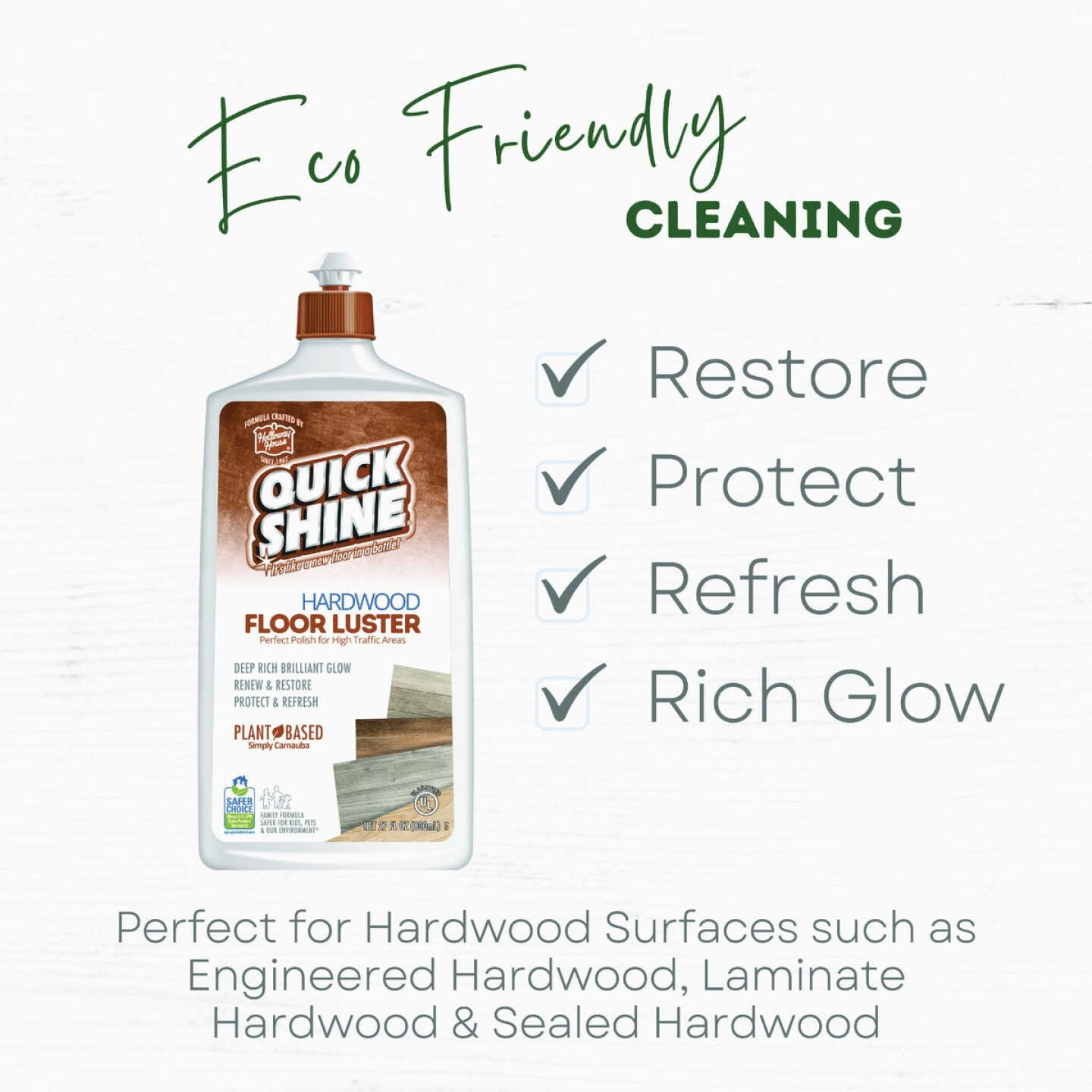 Quick Shine 27 Oz. Hardwood Luster Finish Image 5