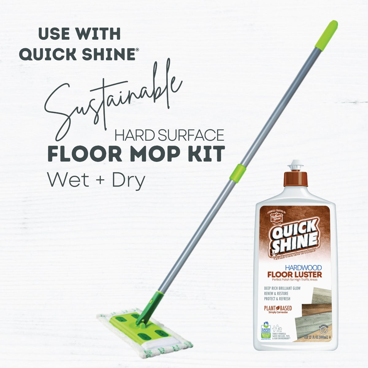 Quick Shine 27 Oz. Hardwood Luster Finish Image 2