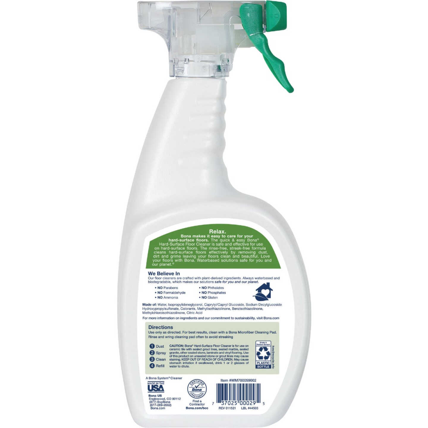 Bona 32 Oz. Hard Surface Trigger Spray Floor Cleaner Image 8