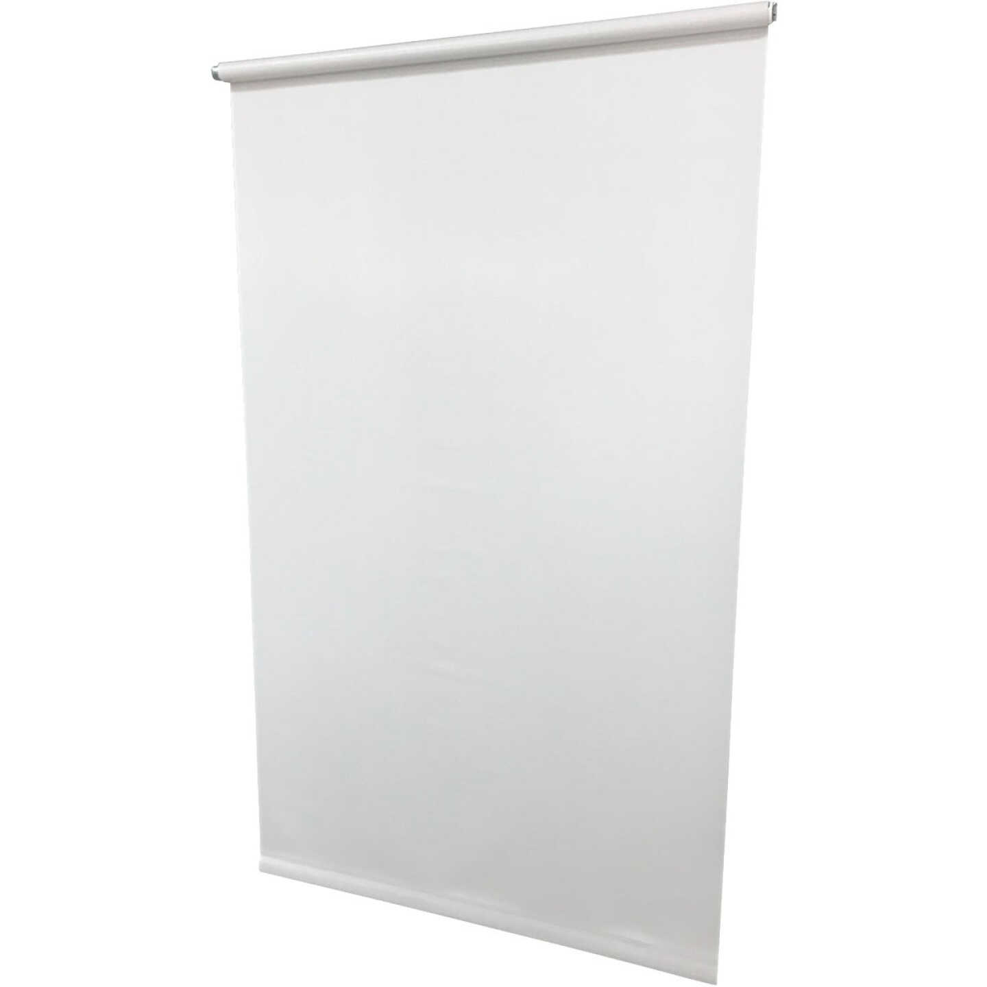 Friedland Shades Jupiter 55-1/4 In. x 72 In. White Economy Room Darkening Vinyl Roller Shade Image 1