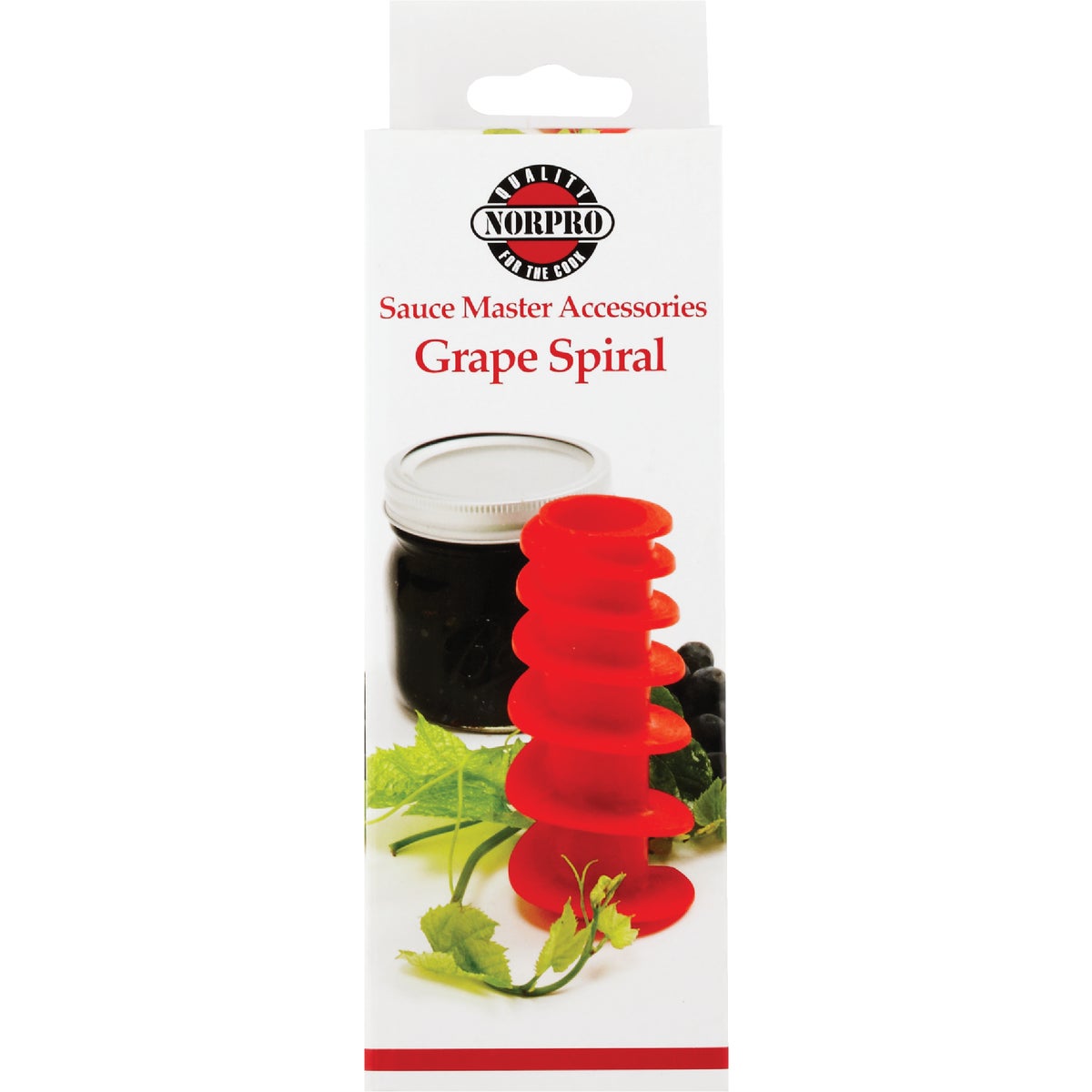 Sauce Master 5.5 In. x 2.5 In. Grape Strainer Spiral Image 2