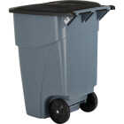 Rubbermaid 50 Gal. Plastic Trash Can With Lid Image 3