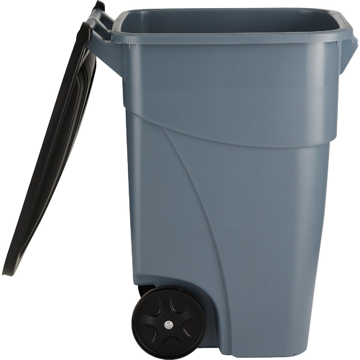 Rubbermaid 50 Gal. Plastic Trash Can With Lid Image 4