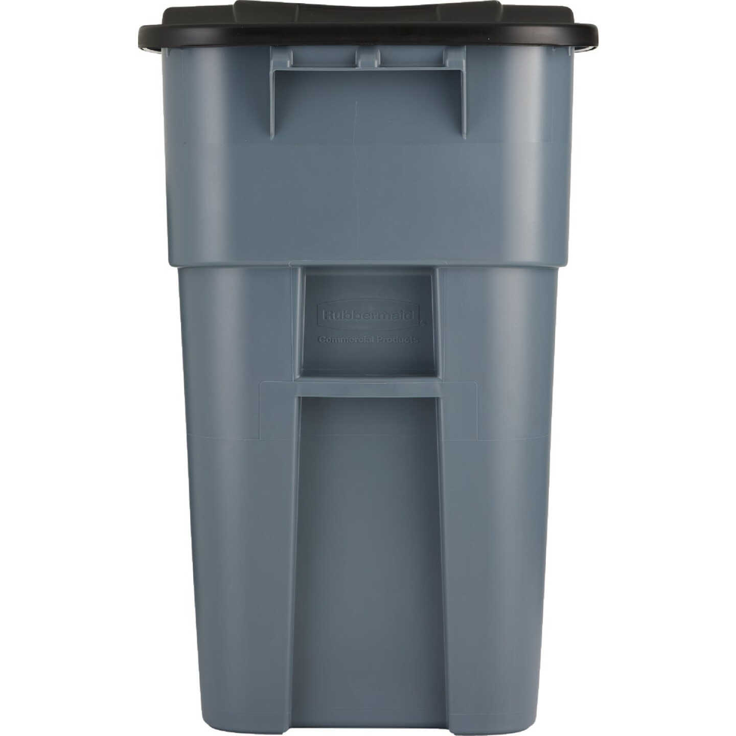 Rubbermaid 50 Gal. Plastic Trash Can With Lid Image 2