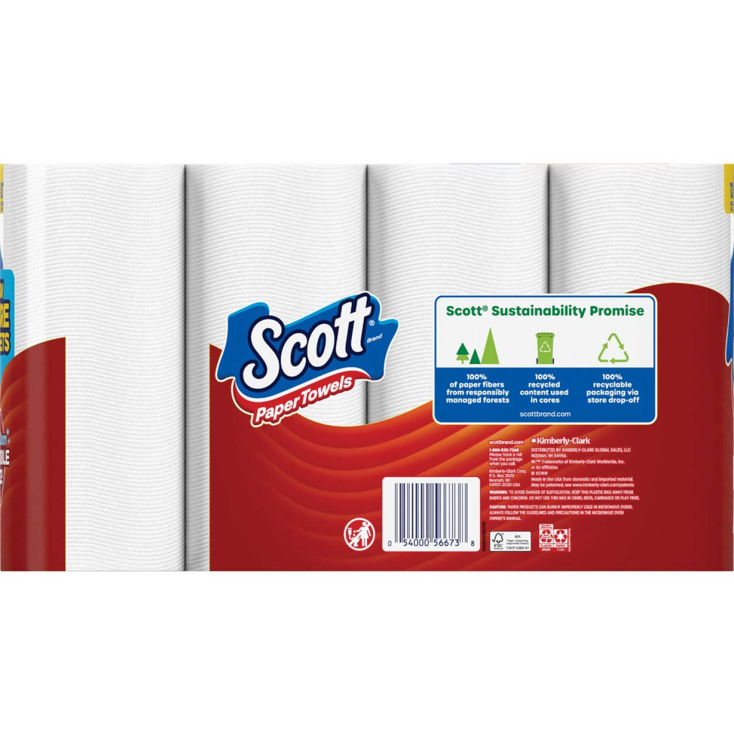 Scott Choose-A-Sheet Paper Towels (12 Double Rolls) Image 3
