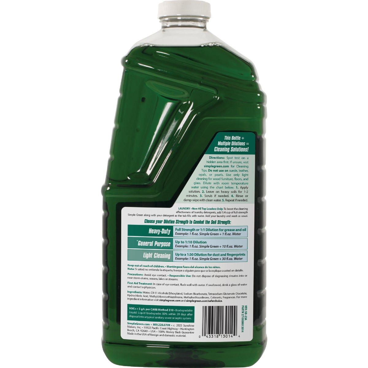 Simple Green 67 Oz. Liquid Concentrate All-Purpose Cleaner & Degreaser Image 6