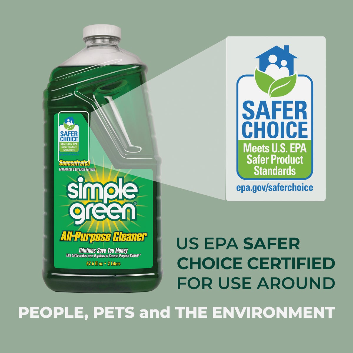 Simple Green 67 Oz. Liquid Concentrate All-Purpose Cleaner & Degreaser Image 3