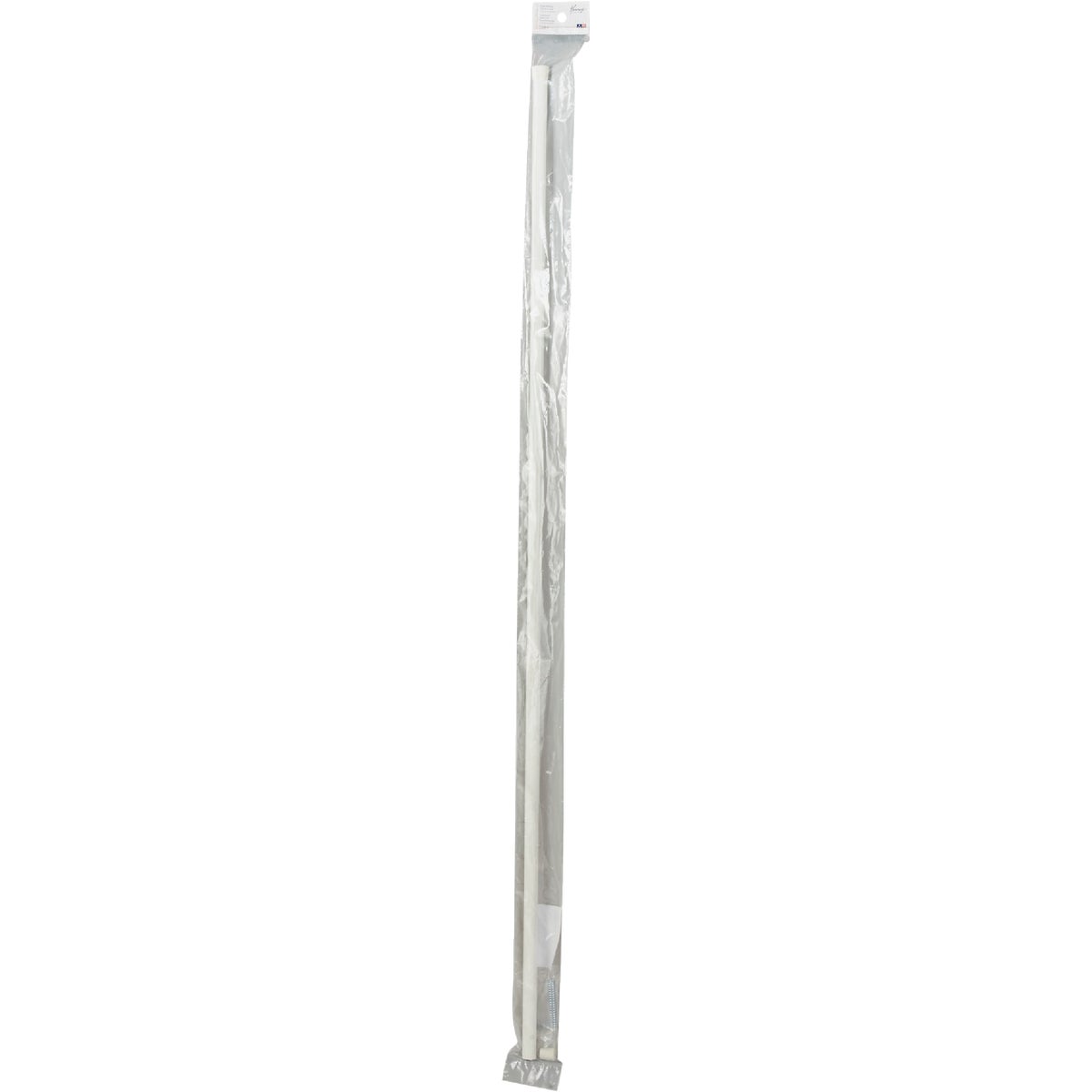 Kenney Hansen 48 In. To 84 In. 5/8 In. White Oval Tension Rod Image 2