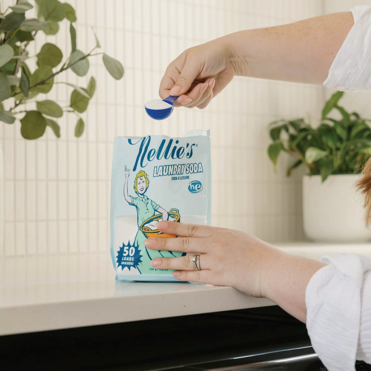 Nellie's 1.6 Lb. 50 Load Powder Laundry Soda Detergent Image 4