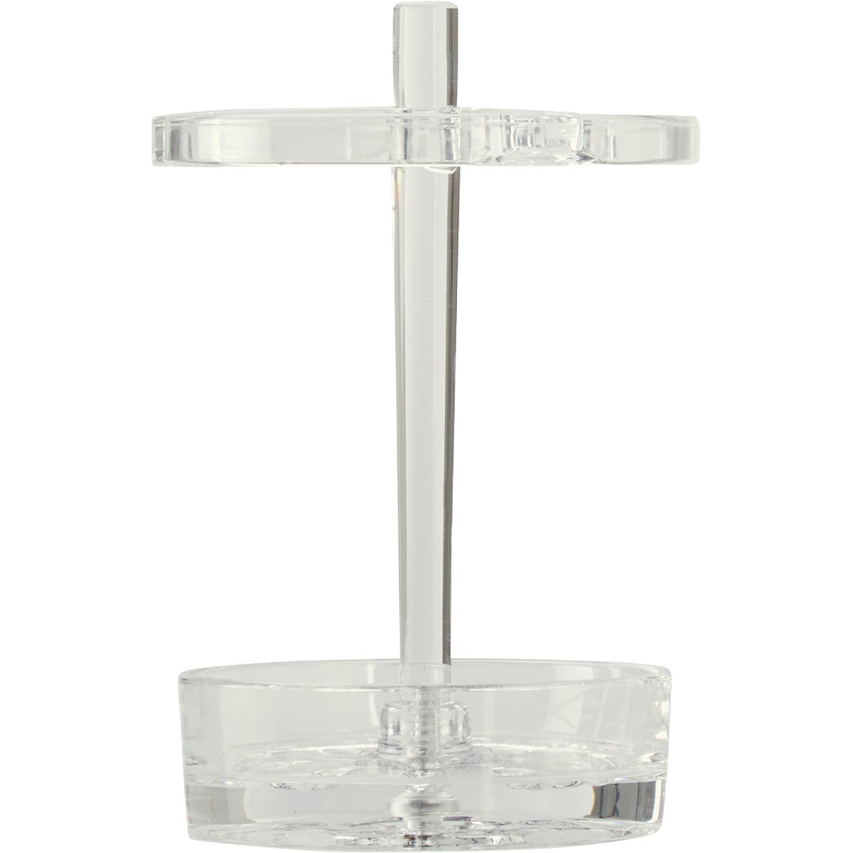 iDesign Eva Clear Acrylic Toothbrush Stand Image 2