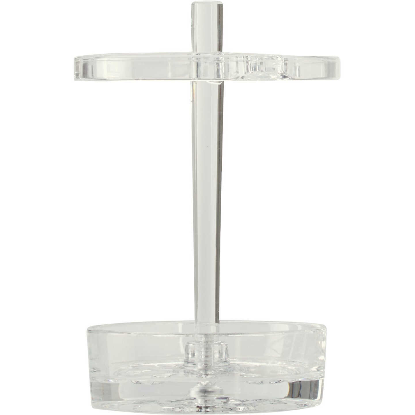 iDesign Eva Clear Acrylic Toothbrush Stand Image 2