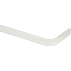 Kenney 48 In. To 86 In. 1 In. Single White Curtain Rod Image 1